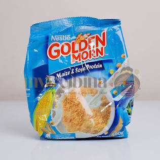 Nestlé GOLDEN MORN Maize & Soya Protein Cereal, AI generated