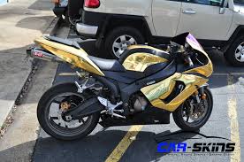 Black And Gold Motorcycle Wrap Car Skinz Gold Chrome Wrap With Black Carbon Fiber Accents Car Skins Gallery Gold Chrome Carbon Black Carbon Fiber