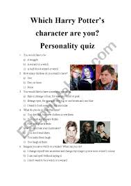 I am truly shocked that marge dursley is more mentioned than salazar slytherin. Which Harry Potter S Character Are You Personality Quiz 11 Esl Worksheet By Szwedama