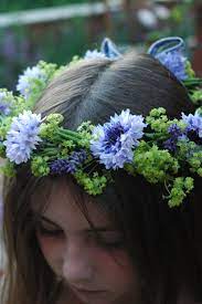 Flower Crown Cornflowers And Lavender