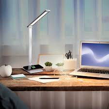 Ottlite Wellness Series Entice Led Desk Lamp With Wireless Charging