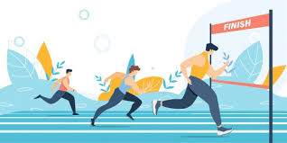 Here is our sad message we sent out last week about having to cancel the 2020 slacker races given the pandemic. Premium Vector Running Marathon Race And Finish Line