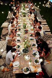I'm no pro party planner, but do love any type of gathering that doesn't involve physically leaving the comfort of my home. Outdoor Entertaining Ideas By Eye Swoon Photo By Photographed By Winnie Au Read Mor Backyard Dinner Party Boho Backyard Dinner Party Outdoor Dinner Parties
