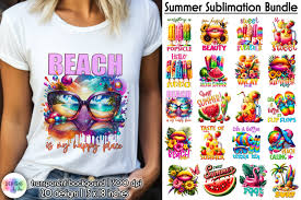 Tropical Summer Bundle Summer Sublimation Bundle Beach Sublimation Glamour  Summer Shirt Prints Sweet Summer PNG Hello Summer