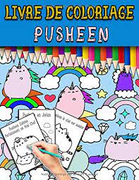 livre de coloriage pusheen pour les enfants 4 a 8 ans cahier tres mignon et simple french support tache conseils crayola airdry argile sur appareils astuce