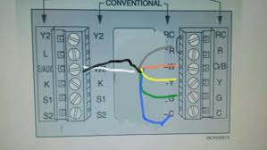 I couldn't look up your new stat but if it has 2 terminals for o and b then. Heat Pump Thermostat Wiring Doityourself Com Community Forums