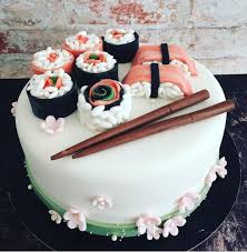 Sushi Cake Sushi Cake Birthday Sushi Cake Creative Birthday Cakes
