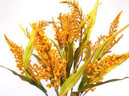 Silk flowers are a great alternative to fresh flowers. Buy Phoenix Silk Orange Yellow Heather Bush Artificial Foam Flowers 22 Bouquet 12 8742 Gd Online In Bahrain B07kjsd7pj
