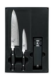 Yaxell Ran 3 Piece Knife Set Cuisine