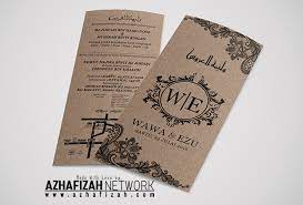 Contoh kad kahwin craft paper. Design Kad Kahwin Simple Tapi Menarik Blog Sihatimerahjambu