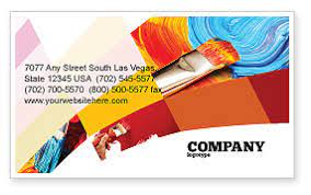 Create your own face painter business cards and start expanding your client base. Painting Business Card Templates In Microsoft Word Publisher Adobe Illustrator And Other Formats Download Painting Business Cards Design Now