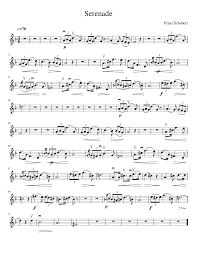 Franz Schubert Serenade Sheet Music For Violin Download Free In Pdf Or Midi Violin Sheet Music Clarinet Sheet Music Trumpet Sheet Music