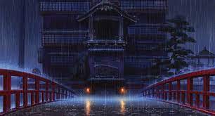 Calming Hd Rain Gifs Studio Ghibli Anime Scenery Studio Ghibli Art