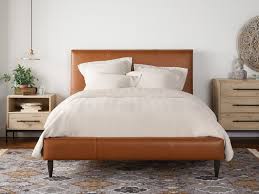 Ebern designs gugash 65.3 faux leather pillow top arm sofa bed leather type: Andes Leather Bed Arhaus