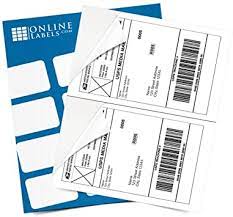 The hazmat customer kit contains an overview of ups's hazmat services with essential start up supplies. Amazon Com 8 5 X 5 5 Half Sheet Shipping Labels Permanent White Matte For Fba Fedex Ups Pack Of 20 000 Labels 10 000 Sheets Inkjet Laser Printers Online Labels Office Products