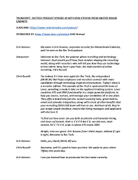 Website offers help on pronouncing names. Transcript Erin Stevens Rectech Podcast Interview