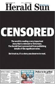 Click for our list of online newspapers from australia. Oliver Darcy On Twitter Front Page Of Thursday S Edition Of Australia S Herald Sun Censored A Statement To Our Readers The World Is Reading A Very Important Story That Is Relevant To Victorians The