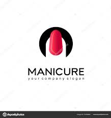 Vector Logo Design For Manicure And Nail Salon Stock Vector
