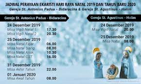 Live presiden joko widodo menghadiri perayaan natal nasional tahun 2019. Jadwal Misa Natal 2019 Dan Tahun Baru 2020 Info Katolik