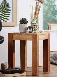 Sie müssen die teile nur noch an einer tischplatte montieren, um ein schönes möbel herzustellen. Finebuy Beistelltisch Massiv Holz Akazie 35 X 35 Cm Wohnzimmer Tisch Design Dunkel Braun Landhaus Stil Couchtisch Natur Produkt Wohnzimmermobel Unikat Modern Massivholzmobel Echtholz Anstelltisch Amazon De Kuche Haushalt