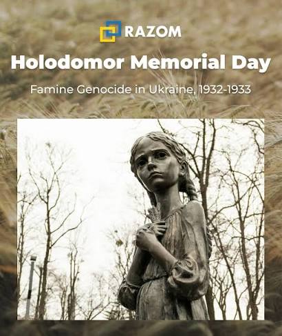 On this Holodomor Memorial Day, we remember the Holodomor: the man-made famine genocide of 1932-1933 engineered to annihilate the Ukrainian people, their identity, and their culture through unimaginable suffering and deprivation. Then