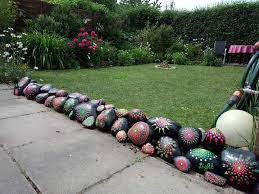 Decor Rocks Painted Garden Rocks Landscaping With Rocks Glow Paint