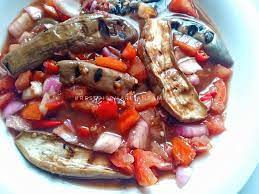 Tambahkan terasi juga teri untuk lebih. Sklicious Resepi Terung Bakar Air Asam Perkongsian Facebook