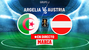 Argelia - Austria en directo
