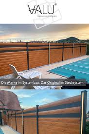 Valu Systemprofile Sichtschutz Aus Hochwertigem Aluminium In 2020 Aluminium Sichtschutz Sichtschutzzaun