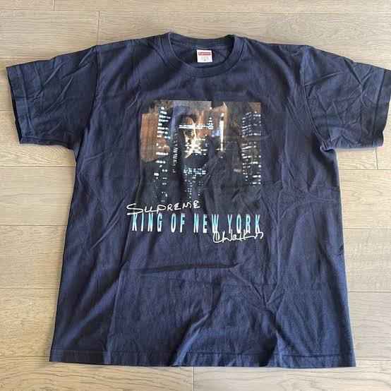 Supreme King of New York tee Size Med Navy SS19