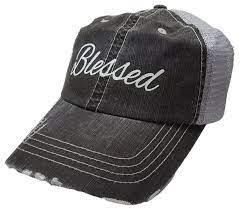 Women S Baseball Cap Blessed Distressed Glitter Ladies Trucker Baseball Hat Cap Women S Trucker Hat Women S Womens Baseball Cap Baseball Cap Women Trucker