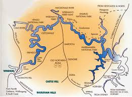 Map Of The Hawkesbury Region Nsw Hawkesbury Map Travel 2017