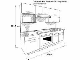 Diseño de cocinas integrales, medidas de los muebles. Pin En Casa Home