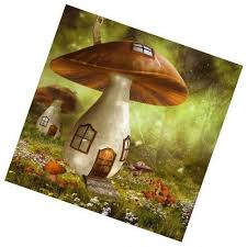 In these diys garden decor ideas, there are step by step tutorials on how to build a buid house, garden mushrooms, cement garden planter, stone bird bath.and many more. Magideal 5d Diy Mushroom House Embroidery Diamond Painting Cross Stitch Home Decor Price From Jumia In Nigeria Yaoota