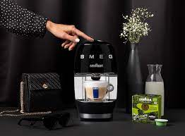This writer received a variety box of 12 capsules with the test machine and can vouch that the diavolitto espresso and double espresso scuro blends are strongest and by far the most satisfying. Smeg And Lavazza Launch Modo Mio Pod Coffee Machine