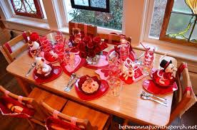 Children S Valentine S Day Table Setting Mesas
