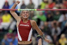Olympic trials with five razorbacks in action at hayward field and a pair, sandi morris and nastassja campbell, advanced to the finals in the women's pole vault. Female Olympic Pole Vaulter Promotions