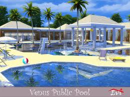 Evi S Venus Public Pool Sims 4 Sims Pool