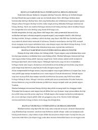 Berikut contoh hubungan internasional yang dijalin indonesia: Manfaat Hubungan Internasional Dalam Berbagai Bidang Enak