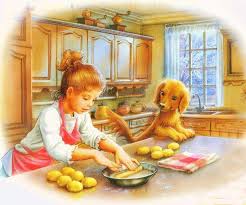 Les Amis De Martine Font La Cuisine Sevimli Cizimler Resimler Sanat Dunyasi