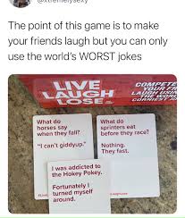 Jokes come in all shapes and sizes, from the ones that require a lot of setup and a health attention span to the quick zingers that you can shoot off without thinking. Facebook