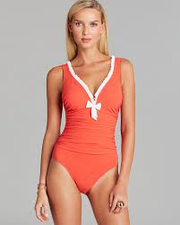 Profile By Gottex Black Tie V Neck One Piece Swimsuit Women Swimsuits Cover Ups Bloomingdale S One Piece Swimsuits One Piece Swimsuit