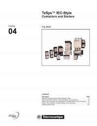 Iec Style Contactors And Starters Schneider Electric