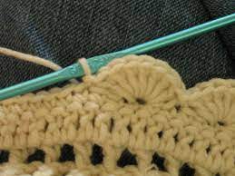 Crocheted Scalloped Border Tutorial Crochet Edging Patterns Crochet Tutorial Crochet Edging