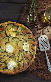 Recette Tarte A La Courgette Et Au Chevre 750g Recette Tarte Courgette Recettes De Cuisine Recette