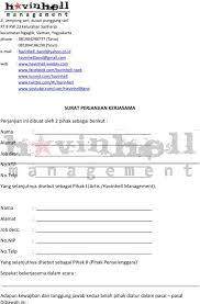 Surat Perjanjian Kerjasama Yang Selanjutnya Disebut Sebagai Pihak I Artis Havinhell Management Pdf Download Gratis