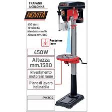 Con tutti i vantaggi di prima qualità disponibili, questo trapano a colonna shop fox w1668 3/4 è perfetto con tavola inclinabile per una varietà di applicazioni. Trapano A Colonna Pavimento W 450 Da Banco 16 Velocita Mandrino 16