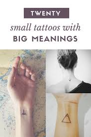 So, it's important to assess the meaning of the tattoo you want to make sure it conveys the right message. Small Minimal Tattoos That Have A Meaning Tiny Tattoos With Meaning Tattoos With Meaning Tiny Tattoos For Women