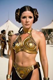 MashUp - Leia at Burning Man F | image created by Schelo | Tensor.Art