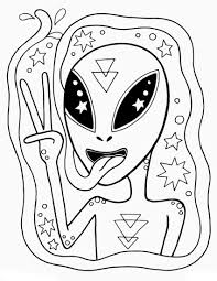 Kids will love the thrilling and spooky feel of these creatures from space while giving. Crazy Alien Coloring Page Free Printable Coloring Pages For Kids